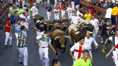 Los 'velocistas' de El Estoque protagonizan un encierro intenso y accidentado