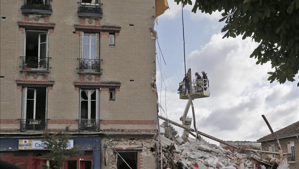 Derrumbe de un edificio en Francia