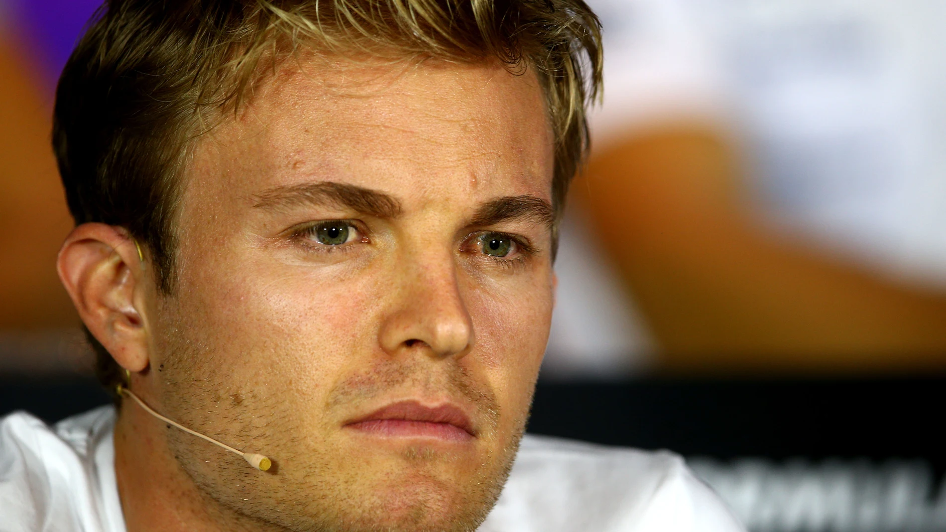 Nico Rosberg en rueda de prensa
