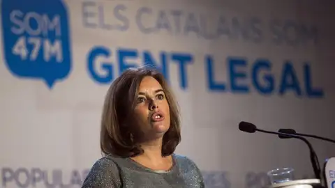 Santamaría, en la Convención del PP catalán Santamaría, en la Convención del PP catalán