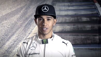 Hamilton enseña las curiosidades del circuito de Monza