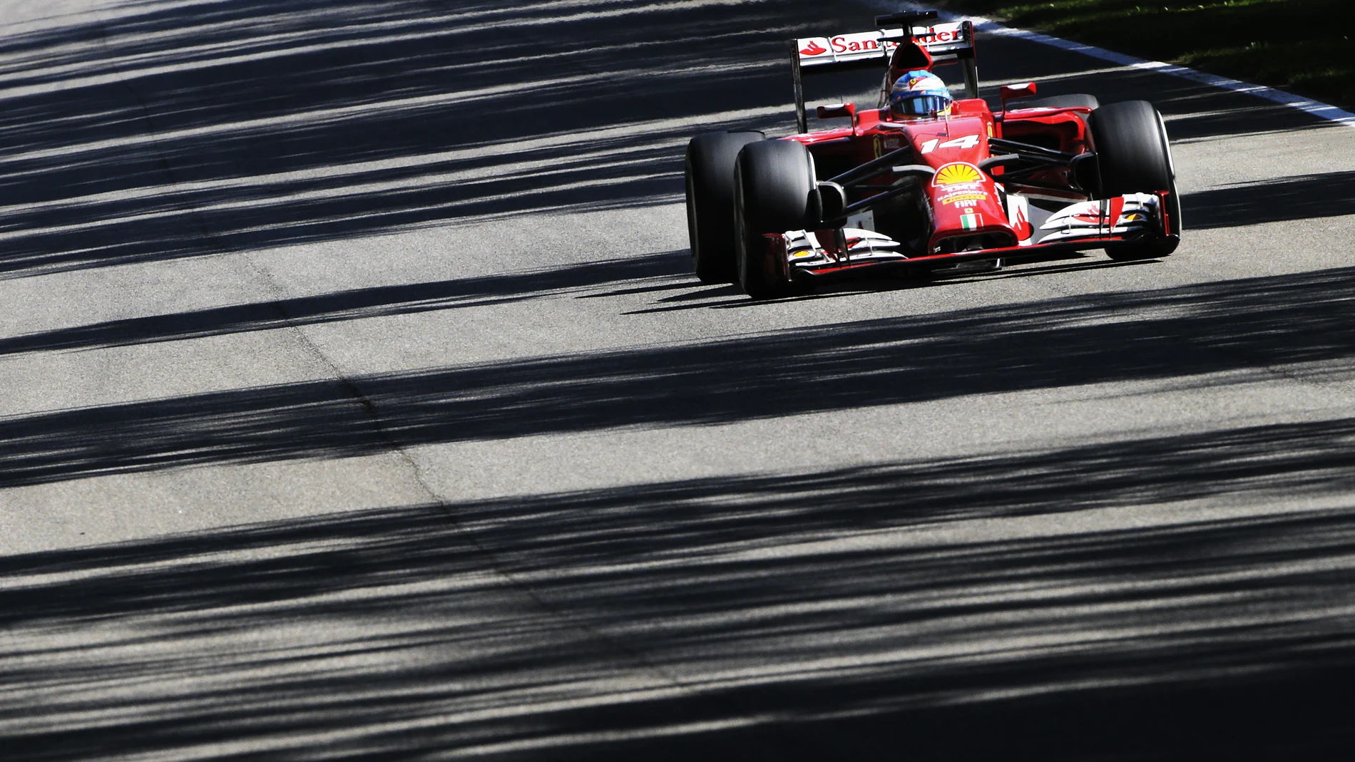 Alonso prueba el asfalto