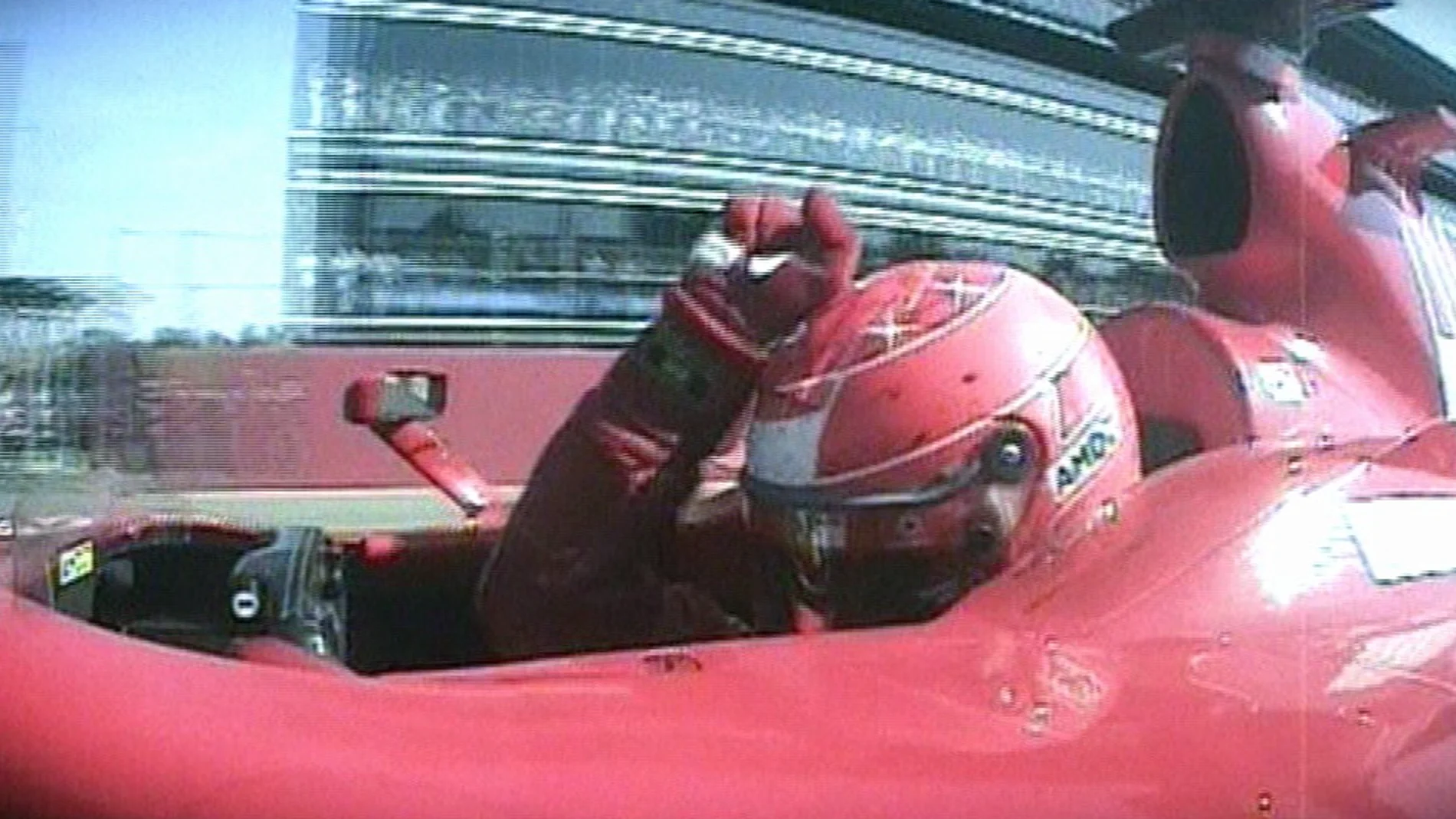 Schumacher celebra un triunfo en Monza