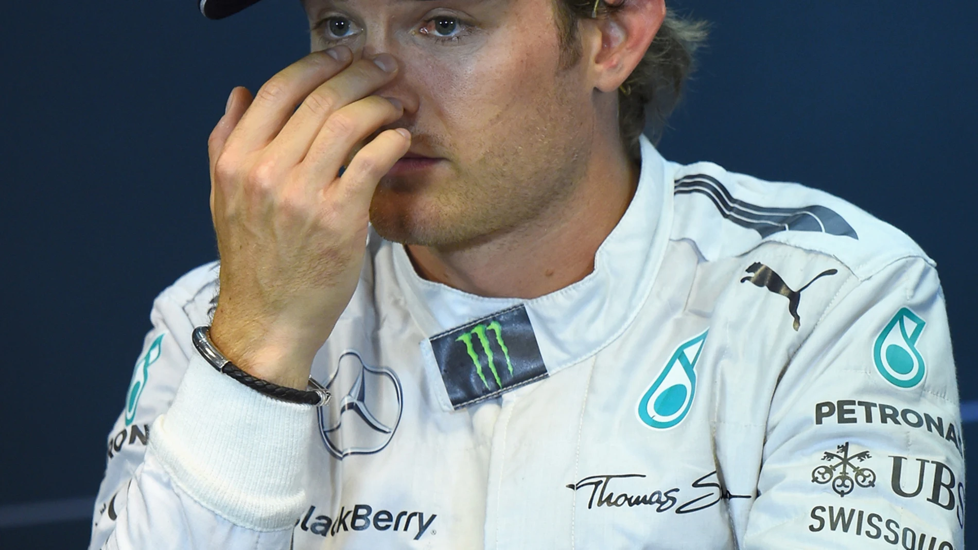 Rosberg, en rueda de prensa
