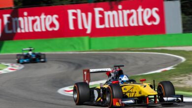 Palmer afianza su liderato al ganar la segunda carrera de GP2 en Italia