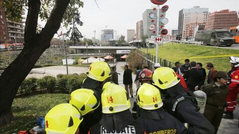 Bomberos en Chile.