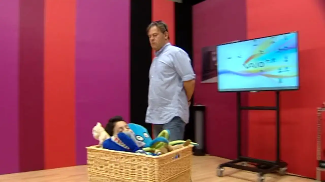 Ensayo de Miki y Fran como Justin Bieber