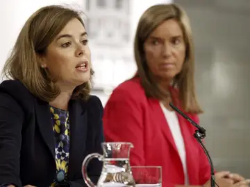 La vicepresidenta del Gobierno, Soraya Sáenz de Santamaría La vicepresidenta del Gobierno, Soraya Sáenz de Santamaría