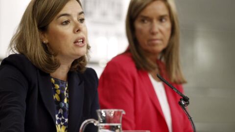 La vicepresidenta del Gobierno, Soraya S&aacute;enz de Santamar&iacute;a