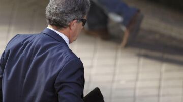 Jordi Pujol Ferrusola a su llegada a la Audiencia Nacional.