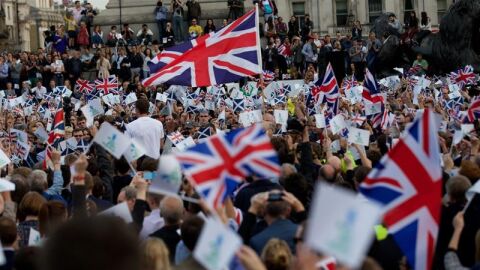 Campa&ntilde;a en Londres por el 'no'.