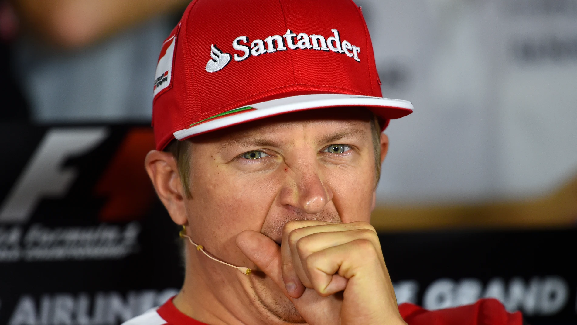 Raikkonen en rueda de prensa