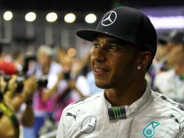 Lewis Hamilton, en Singapur