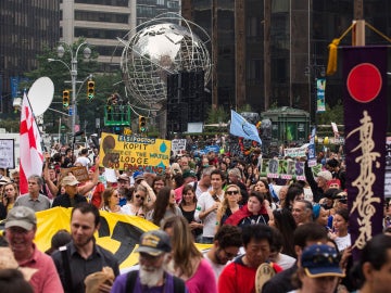 La manifestación contra el cambio climático de Nueva York