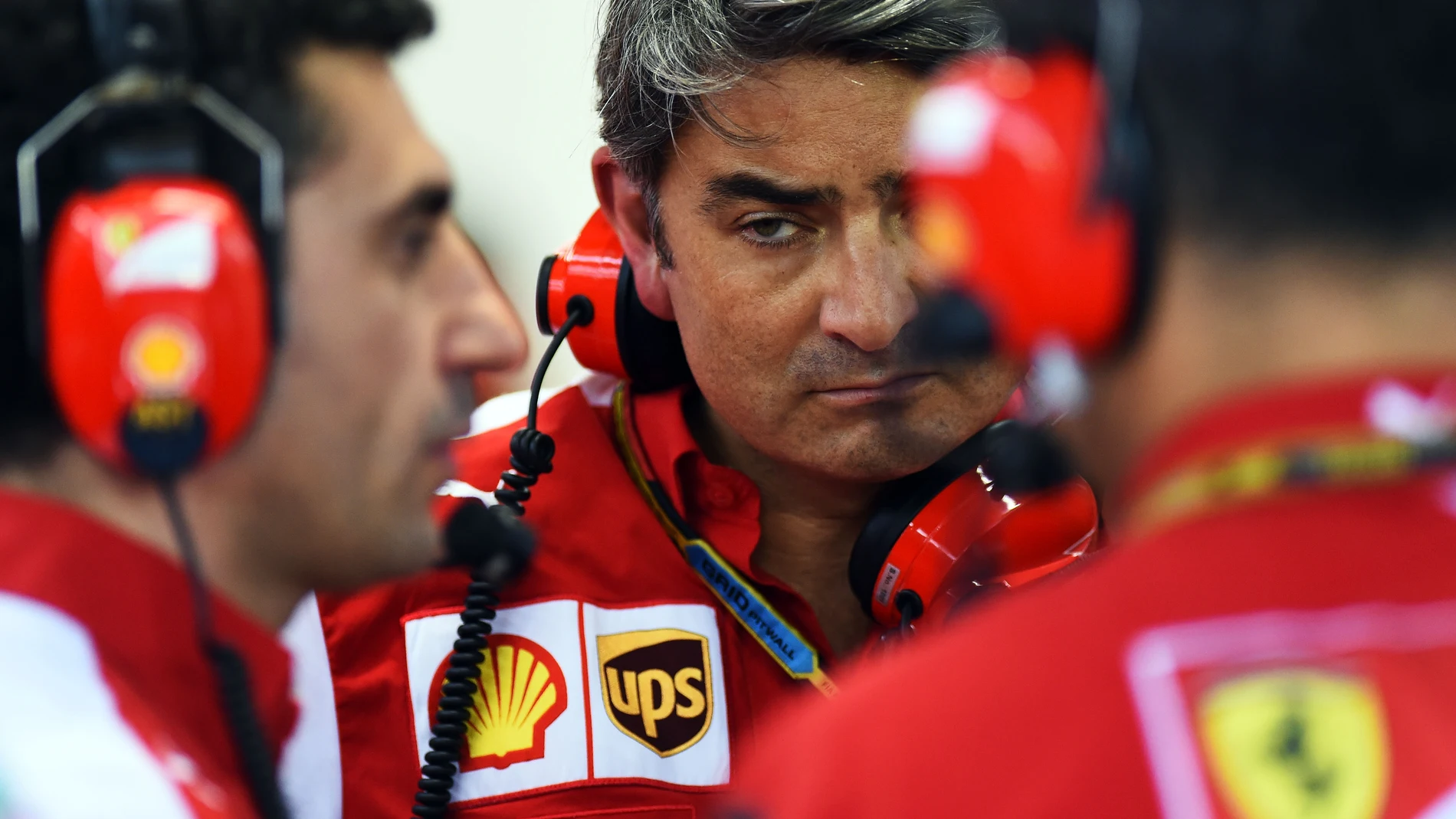 Mattiacci, en el box de Ferrari