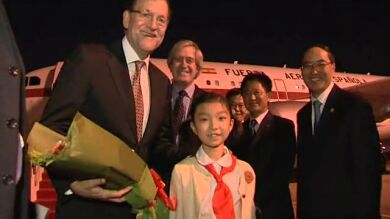 Rajoy llega a China con la intención de 'sembrar terreno'