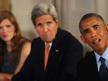 Barack Obama y John Kerry