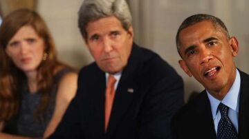 Barack Obama y John Kerry
