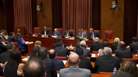 Parlament durante la comparecencia de Pujol Parlament durante la comparecencia de Pujol