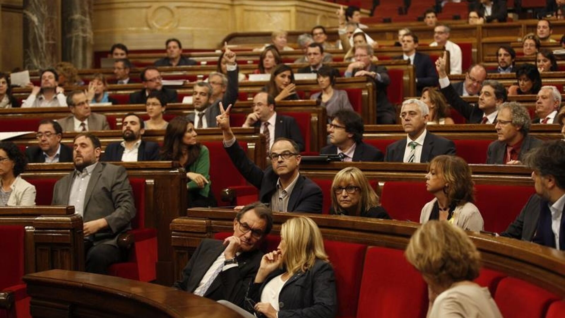 Votaci&oacute;n en el Parlament catal&aacute;n