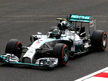 Rosberg rueda por Suzuka