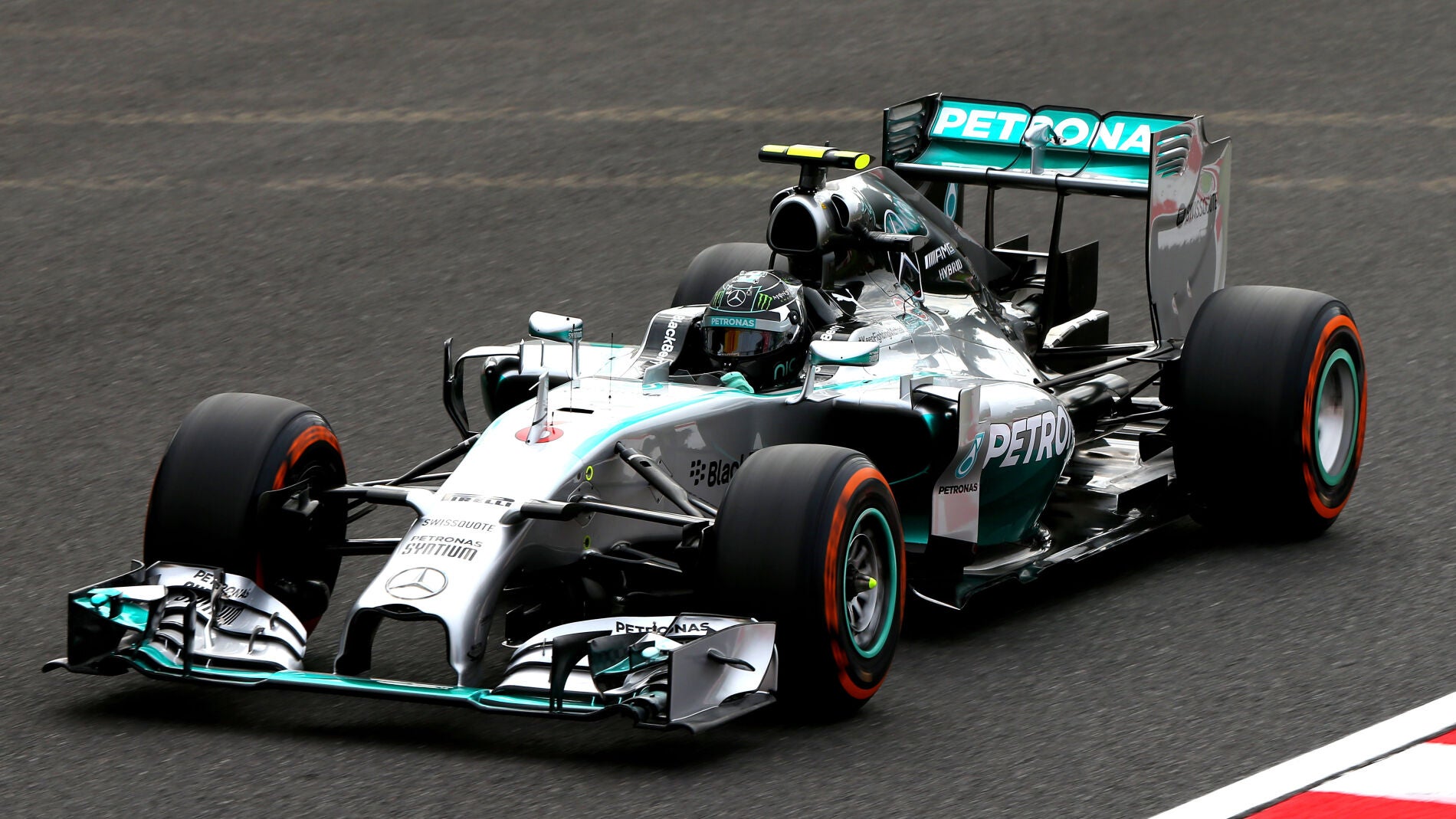 Rosberg rueda por Suzuka