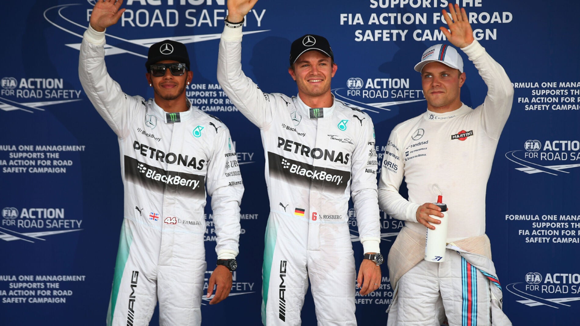 Hamilton, Rosberg y Bottas, los m&aacute;s r&aacute;pidos del s&aacute;bado en Suzuka
