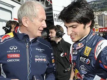 Helmut Marko y Carlos Sáinz Helmut Marko y Carlos Sáinz