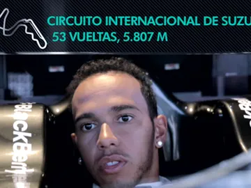 Hamilton, en el simulador de Mercedes Hamilton, en el simulador de Mercedes