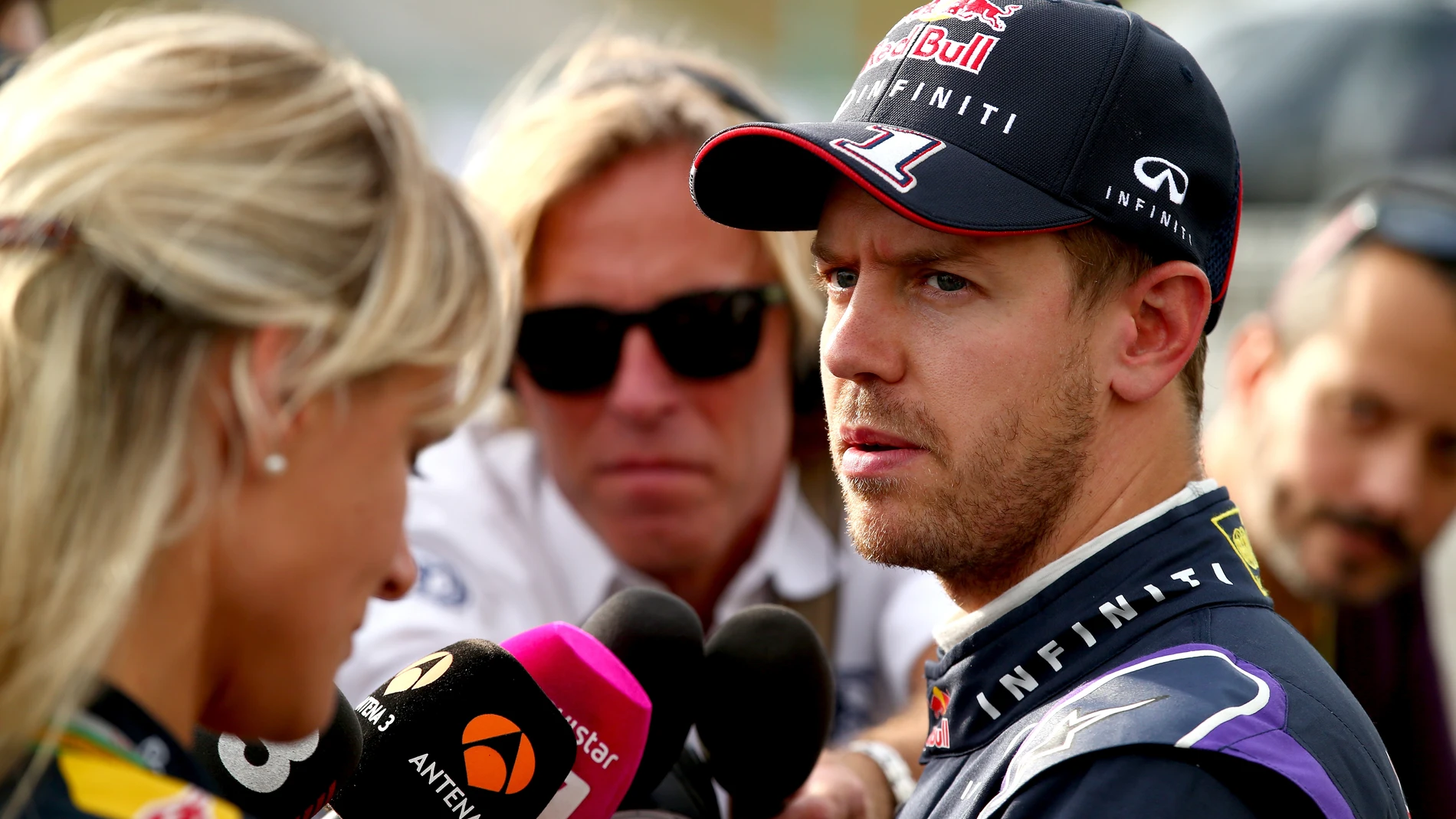 Vettel habla ante los medios