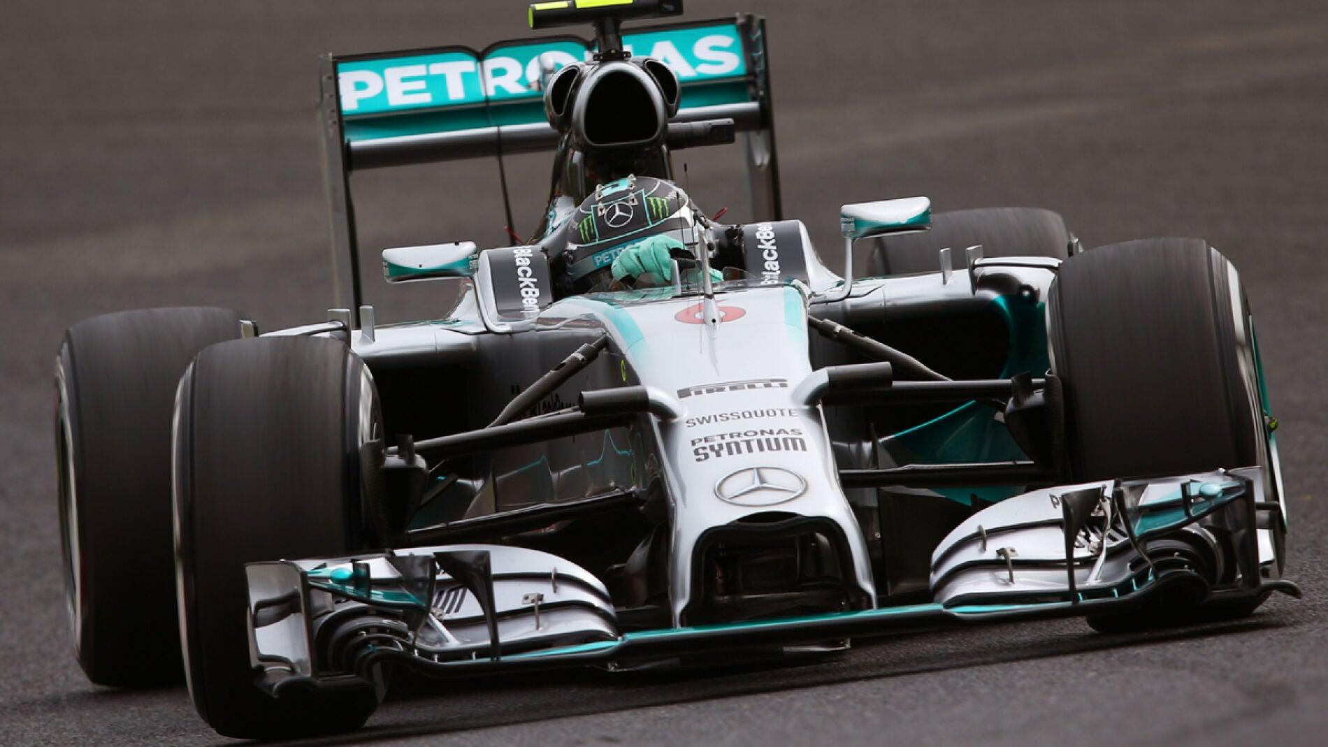 Rosberg conduce el Mercedes por Jap&oacute;n