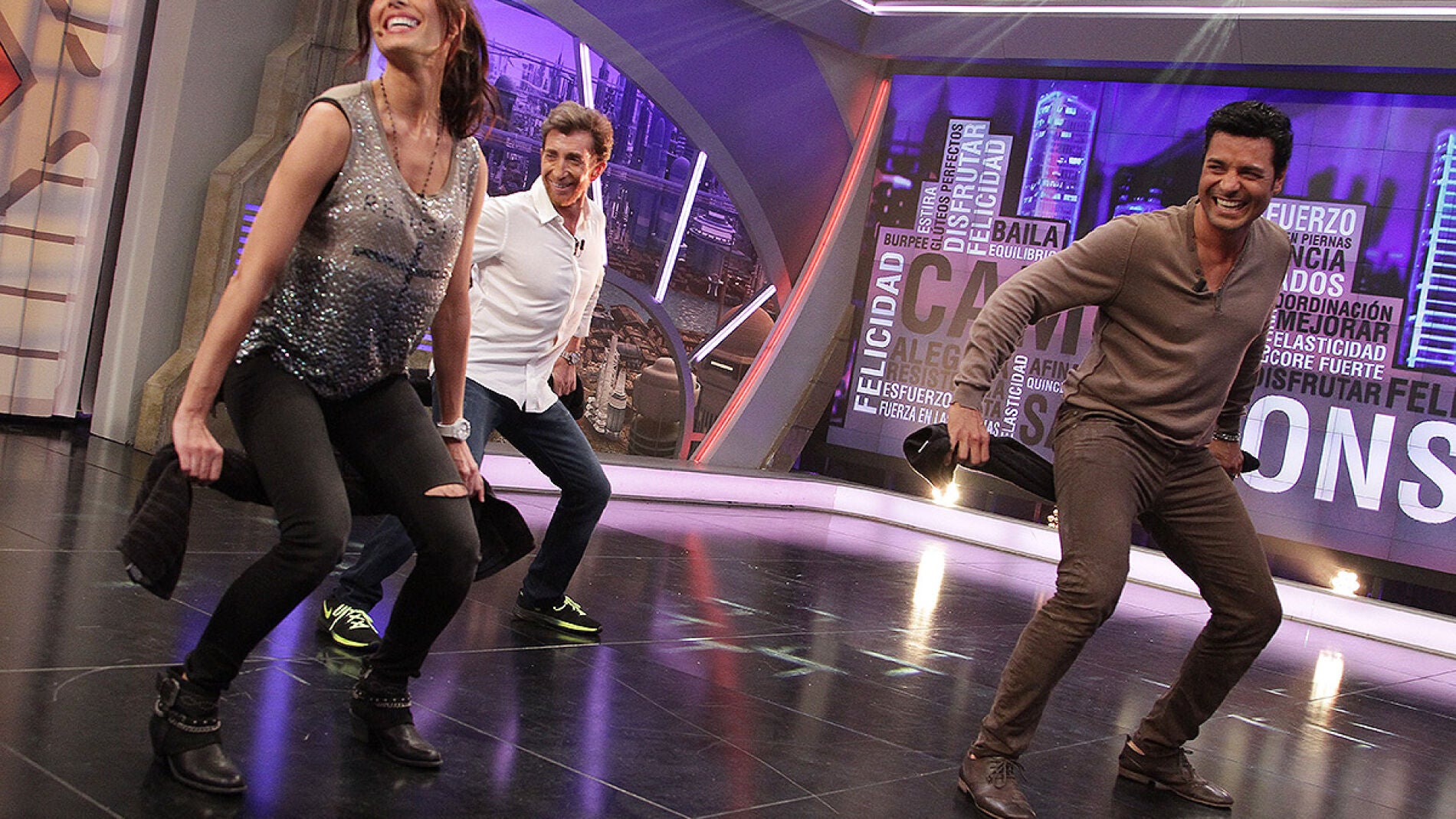 Pilar Rubio, Chayanne, Pablo Motos en El Hormiguero 3.0