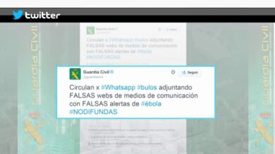 La Guardia Civil advierte sobre los bulos que circulan sobre el ébola