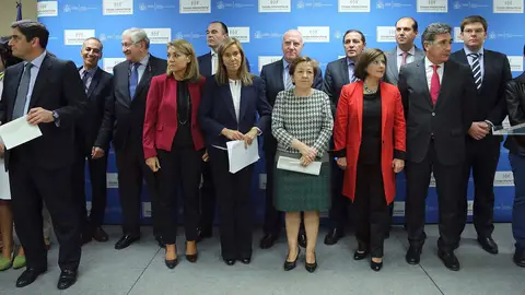 Ana Mato durante la rueda de prensa Ana Mato durante la rueda de prensa