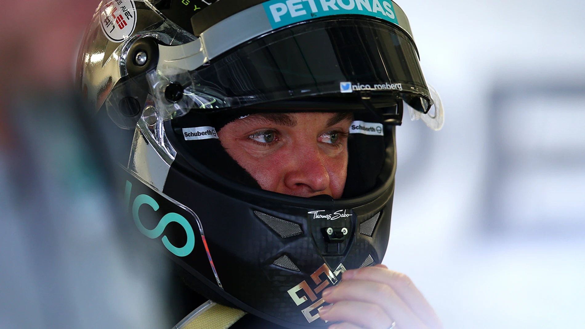 Rosberg, tras su casco
