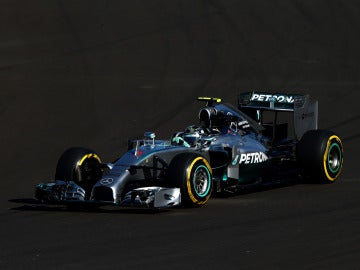 Rosberg, a bordo del Mercedes en el GP de Rusia
