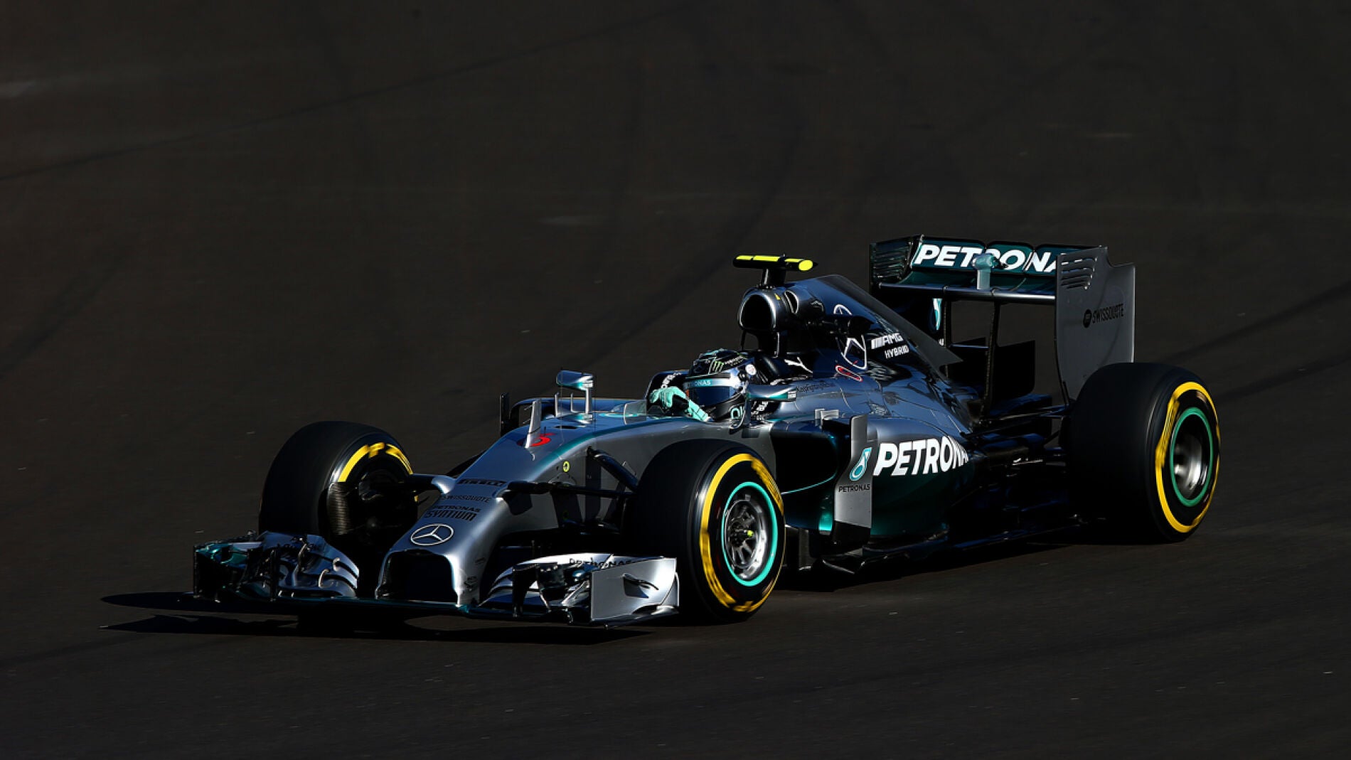 Rosberg, a bordo del Mercedes en el GP de Rusia