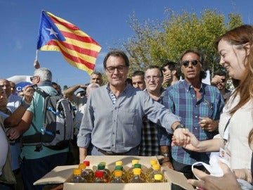 El presidente de la Generalitat, Artur Mas