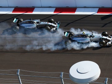 La pasada de frenada de Rosberg
