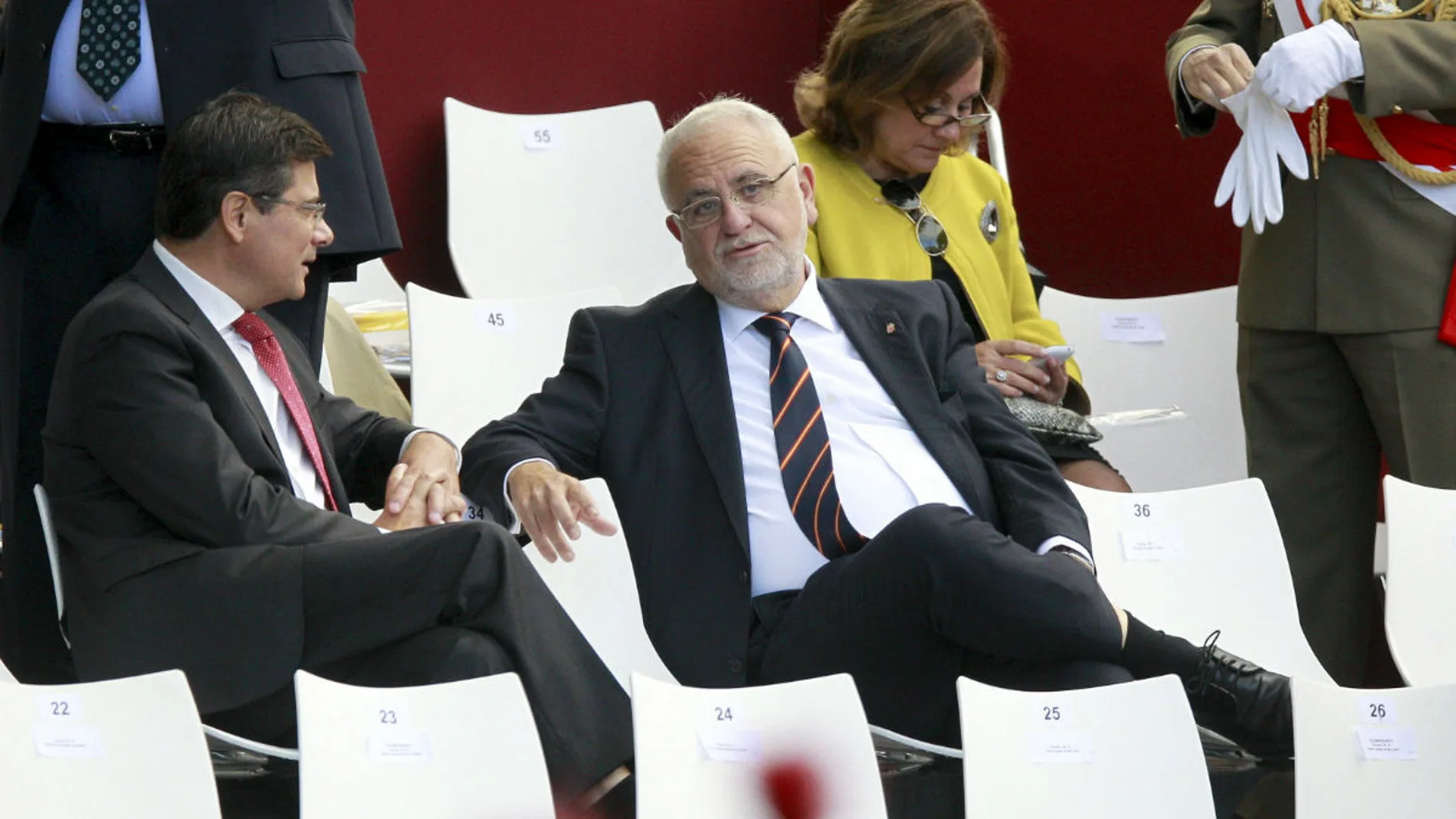 Juan Cotino, en los actos de la celebración del Día de la Fiesta Nacional Juan Cotino, en los actos de la celebración del Día de la Fiesta Nacional