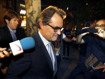 El presidente de Cataluña, Artur Mas