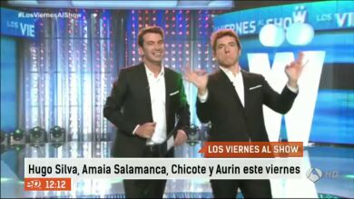 Hugo Silva, Amaia Salamanca, Chicote y Auryn, próximos invitados de 'Los viernes al show'