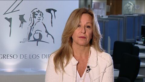 Trinidad Jim&eacute;nez en Espejo P&uacute;blico