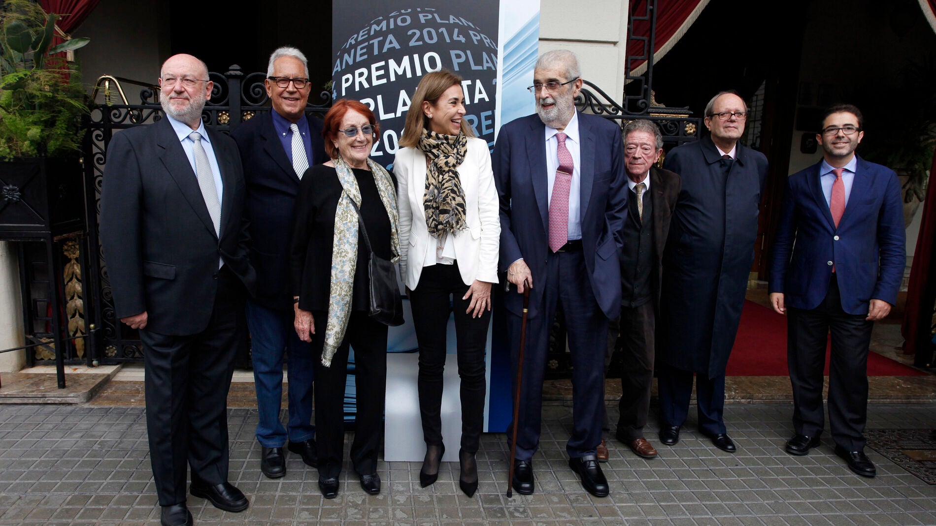 José Manuel Lara, con el jurado de los Planeta