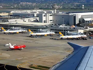 Aeropuerto de Son Sant Joan, en Palma Aeropuerto de Son Sant Joan, en Palma