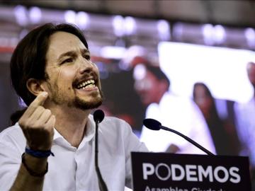 El líder de Podemos, Pablo Iglesias, interviene en la Asamblea Ciudadana "Sí Se Puede" El líder de Podemos, Pablo Iglesias, interviene en la Asamblea Ciudadana "Sí Se Puede"