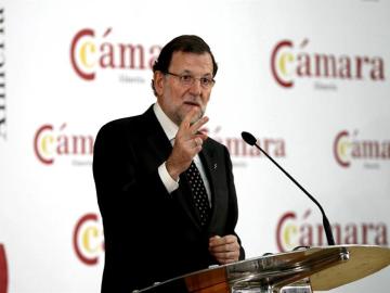 Mariano Rajoy, en su conferencia en Almería