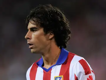 Tiago, durante un partido con el Atlético Tiago, durante un partido con el Atlético