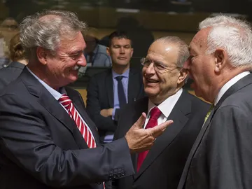 García Margallo con sus homólogos europeos García Margallo con sus homólogos europeos