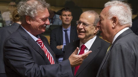 Garc&iacute;a Margallo con sus hom&oacute;logos europeos